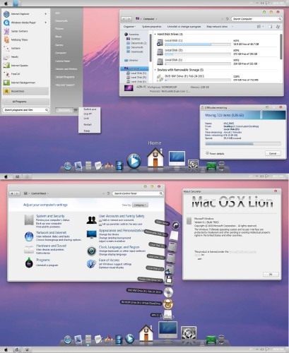 Mac Lion Skin Pack 4.0 For Windows 7