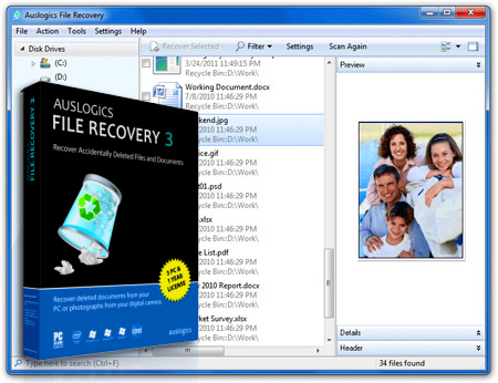 Auslogics File Recovery 3.1.0.0 Rus