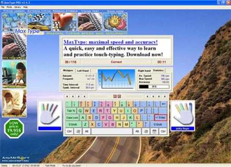 MaxType PRO Typing Tutor 3.0.0 ML Rus