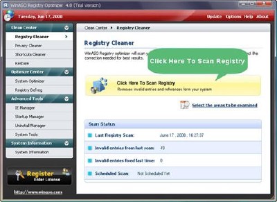 WinASO Registry Optimizer 4.7.0 Portable