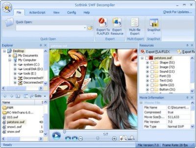 Sothink SWF Decompiler 6.2 Build 3013 Portable