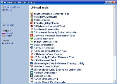      / AV Uninstall Tools Pack 2011.05