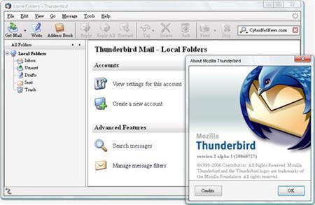 Mozilla Thunderbird 5.0 Beta 1