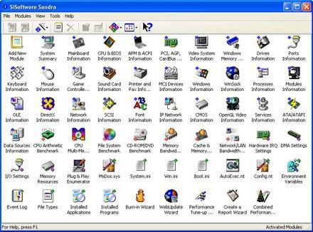 SiSoftware Sandra Professional Home / Business / Enterprise / Engineer Standard v2011.7.17.60 (SP2c)