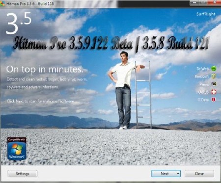 Hitman Pro 3.5.9.122 Beta / 3.5.8 Build 121 32x/64x