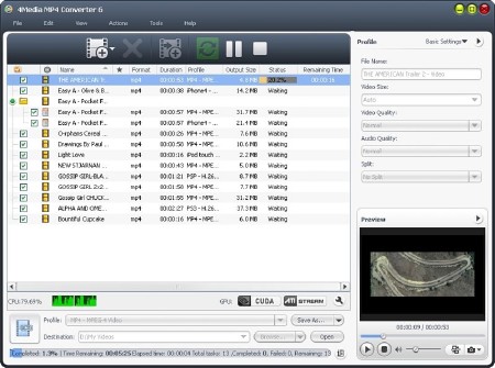 4Media MP4 Converter 6.5.8 build 0602  