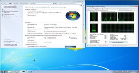 Windows 7 Ultimate SP1 Lite Rus (x86/x64) 21.06.2011 by Tonkopey