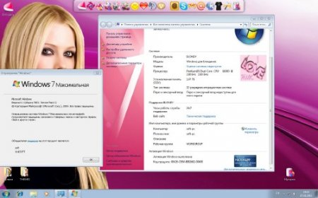 Windows 7x86 Ultimate The blonde (2011/RUS)