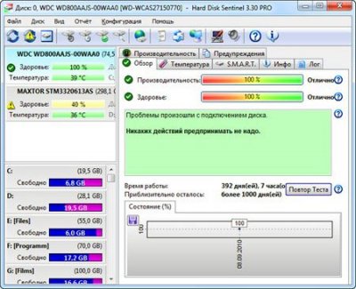 Hard Disk Sentinel Pro v3.60.4810 + Rus