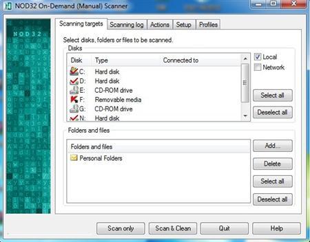 ESET NOD32 On-Demand Scanner 02.07.2011 v.6259