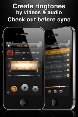 Ringtone Star - Create ringtones from music and videos v1.7 [iPhone/iPod Touch]