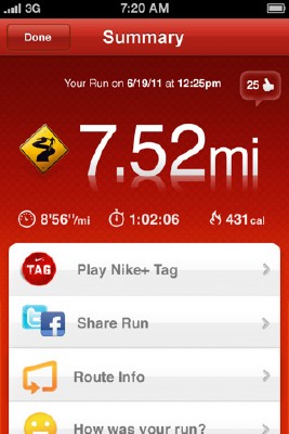 Nike+ GPS v3.1.1 [iPhone/iPod Touch]