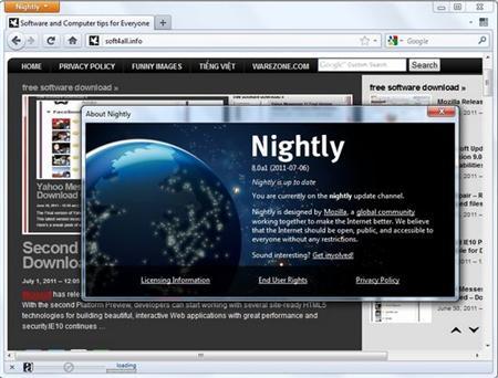 Mozilla Firefox 8.0 Alpha 1 x86-x64