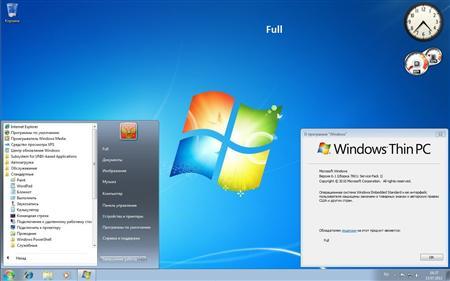 Microsoft Windows Thin PC RTM SP1 x86 ru-RU Full & Lite