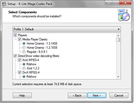 K-Lite Mega Codec v7.5.0 Portable by baltagy