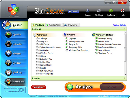 SlimCleaner 1.8.13578.27763 / Eng