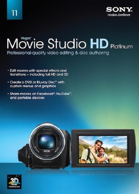 SonyVegas MovieStudio HD Platinum 11.0.231 RePack by yauser (2011/RUS)