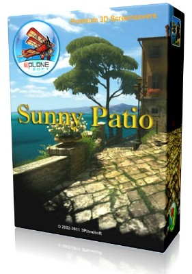 Sunny Patio 3D Screensaver and Animated Wallpaper 1.1 Build 2