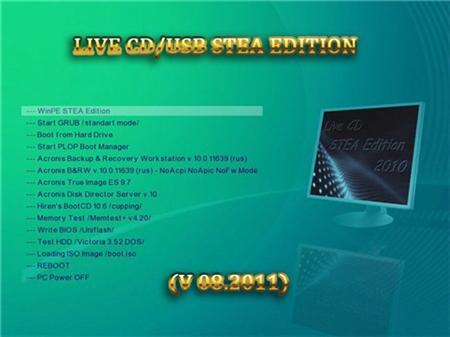 Live CD/USB STEA Edition v 08.2011 Update 09 Plus  05.08.2011