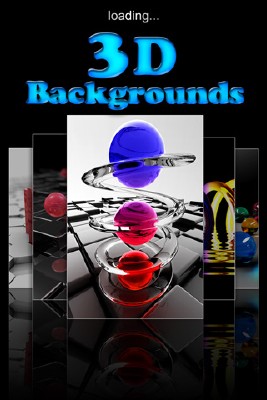 3D Backgrounds & Wallpapers v1.4 [iPhone/iPod Touch]