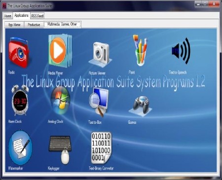 The Linux Group Application Suite System Programs 1.2