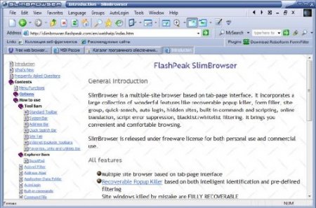 SlimBrowser 6.11.3 Beta ML+ RUS