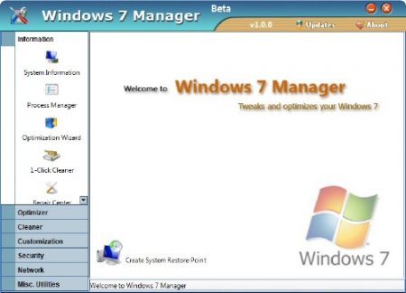 Windows 7 Manager v2.1.8 Final