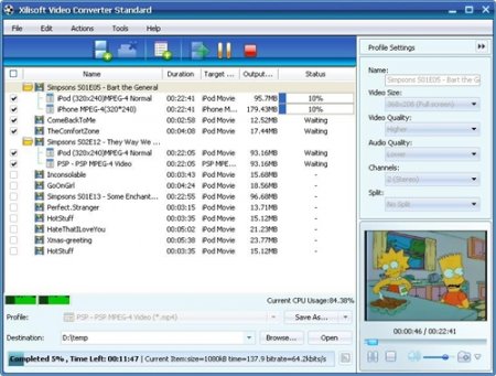 Xilisoft Video Converter Standard v 5.1.26.0710 Rus + Key