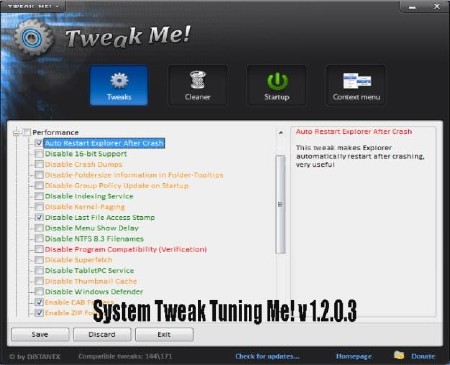 System Tweak Tuning Me! v 1.2.0.3