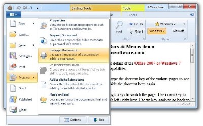 TMS Office Advanced Addition Toolbars & Menus V 5.2.6.1 