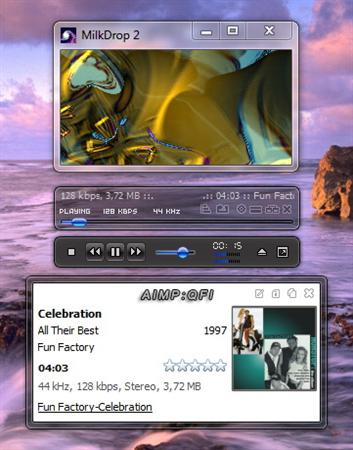 AIMP3 3.00.916 beta 4 Milkdrop 2