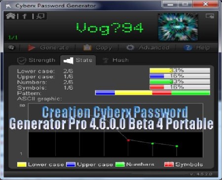 Creation Cyberx Password Generator Pro 4.6.0.0 Beta 4 Portable