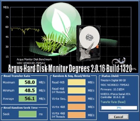 Argus Hard Disk Monitor Degrees 2.0.16 Build 1320