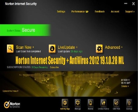 Norton Internet Security + AntiVirus 2012 19.1.0.28 ML