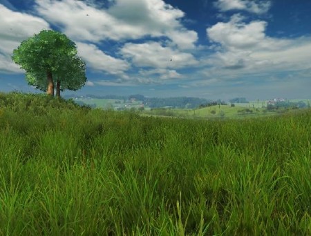 3D Screensaver Grassland On a workmount 1.0