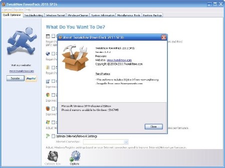 TweakNow PowerPack 2011 SP3b 3.4.2 + Portable
