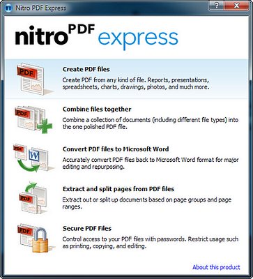 Nitro PDF Express v2.0.1.8