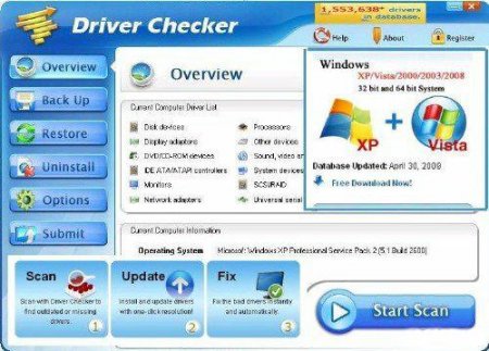 Driver Checker v 2.7.4 Full (32/64 bit) + Rus