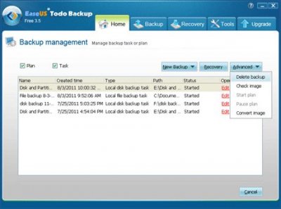 EASEUS Todo Backup Free v3.5.0.1 Build 20111025