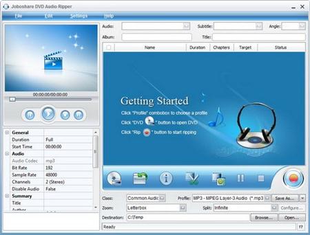 Joboshare DVD Audio Ripper v3.2.1.1024