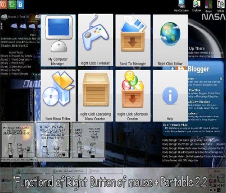 Functional of Right Button of mouse + Portable 2.2