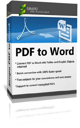 Simpo PDF to Word v3.4.1.0 Portable