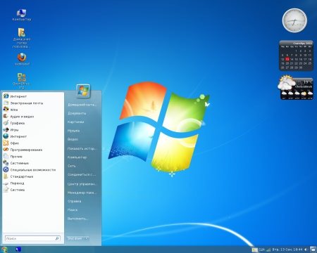 Linux Debian "Windows 7" x86