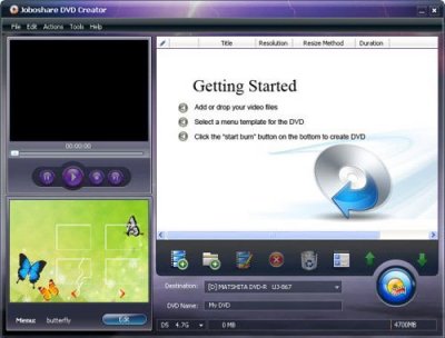 Joboshare DVD Creator v3.1.7.1028