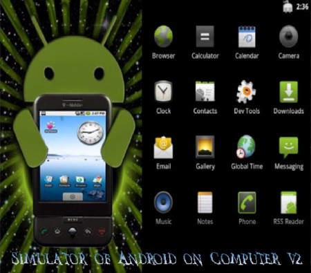 Simulator of Android on Computer v2