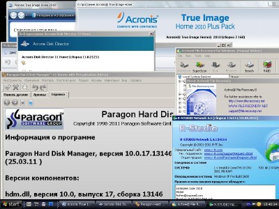  2k10 DVD/USB v.2.3 (Acronis & Paragon & Hiren's & WinPE)