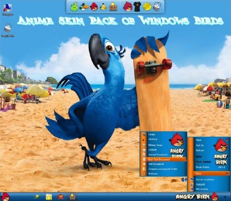 Anime Skin Pack of Windows Birds