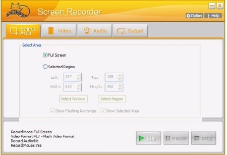 SnowFox Screen Recorder v.1.1 RUS by KaktusTV Portable