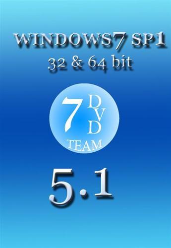 Windows 7 Ultimate SP1 32-bit & 64-bit by 7DVD v5.1