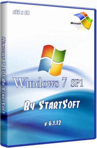 Windows 7 SP1 By StartSoft Version UpDate v.6.1.12 (x32/x64/2012/RUS